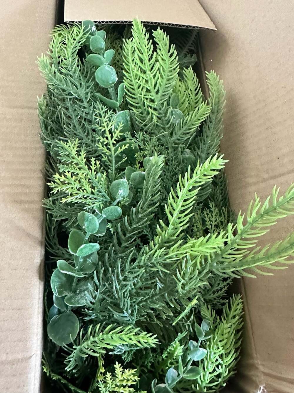 Oleitodh Christmas Garland Eucalyptus Pine Artificial Greenery Foliage Stems